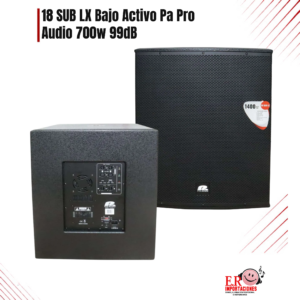 BAJO ACTIVO 18 SUB LX PA PRO AUDIO