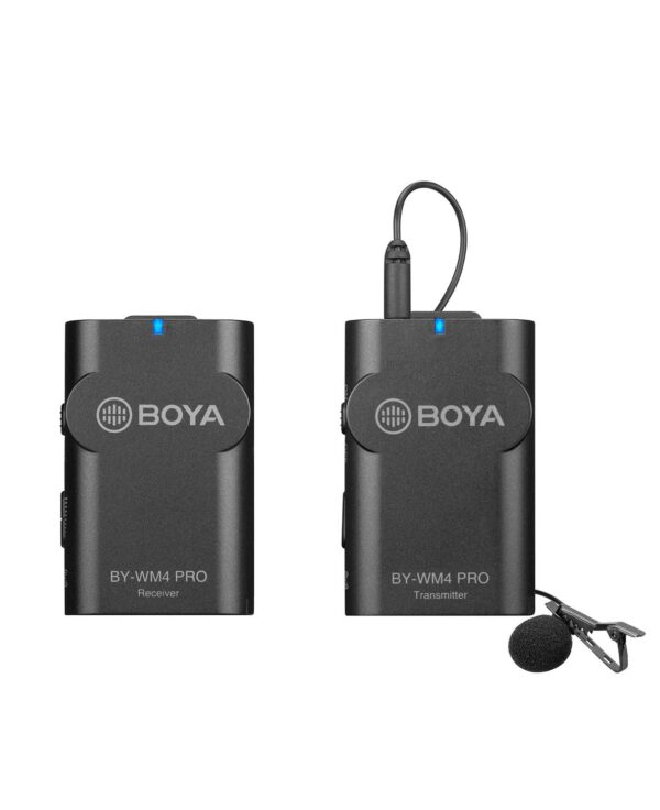 MICROFONO INALAMBRICO DE SOLAPA BY WM4 PRO BOYA