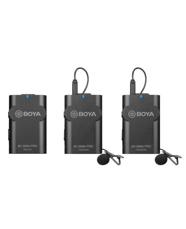 MICROFONO INALAMBRICO DE DOBLE SOLAPA BY WM4PRO K2 BOYA