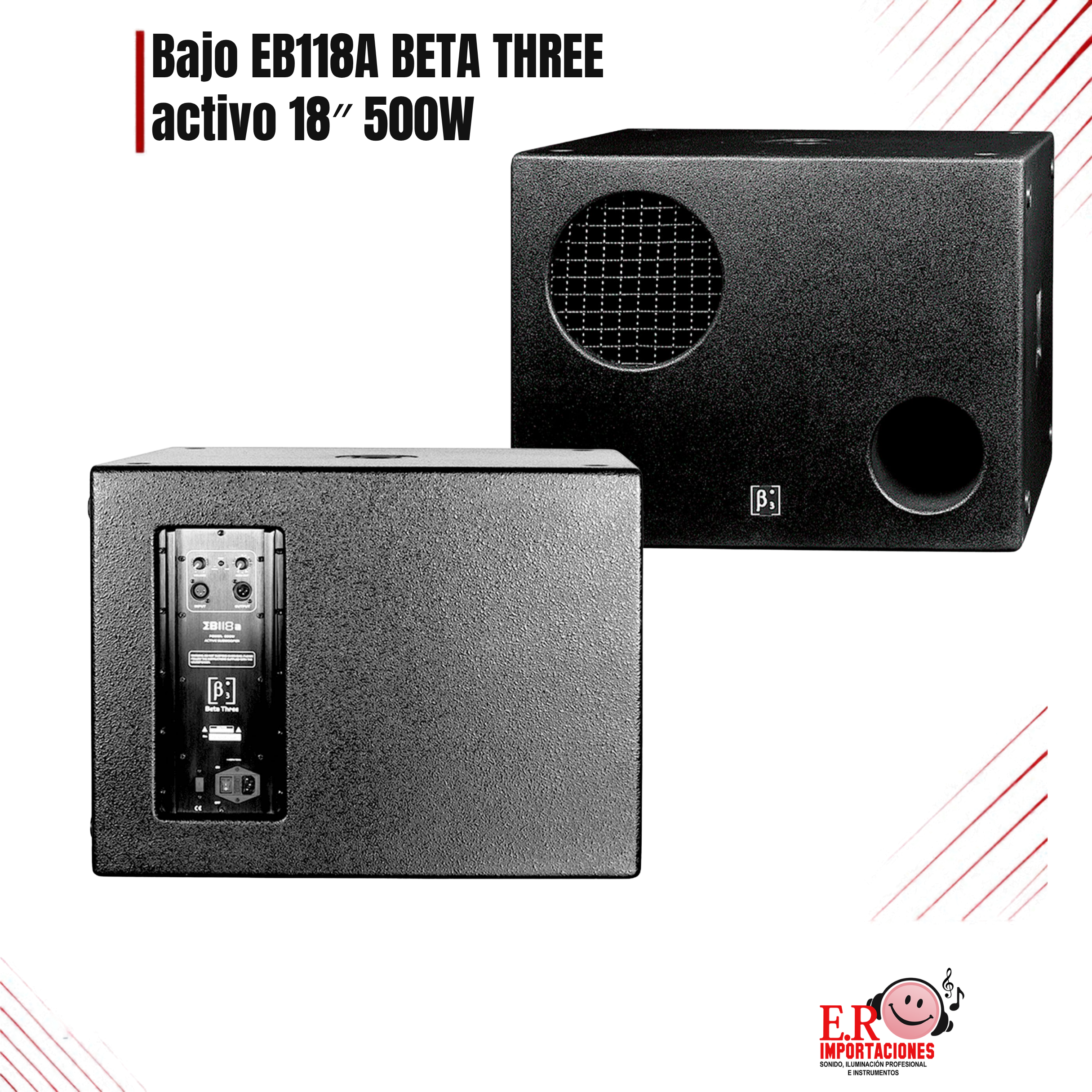 BAJO ACTIVO EB118A BETA THREE: imagen 1