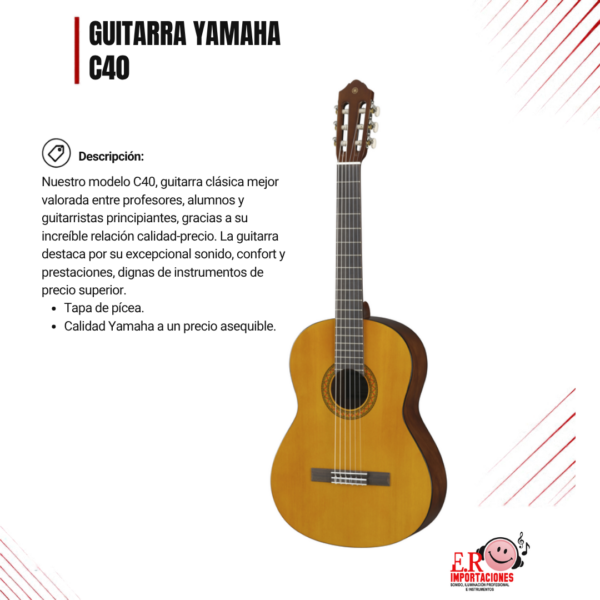 GUITARRA ACUSTICA C40 YAMAHA