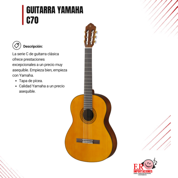 GUITARRA ACUSTICA C70 YAMAHA