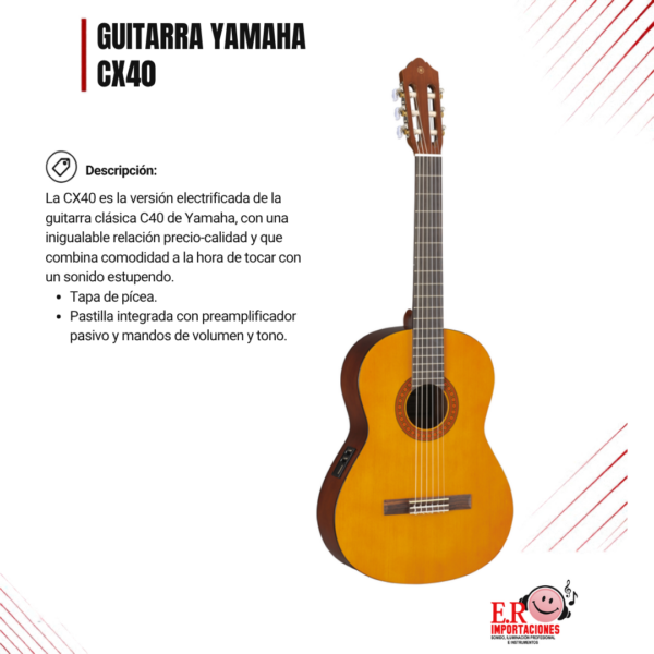 GUITARRA ELECTRO ACUSTICA CX40 YAMAHA