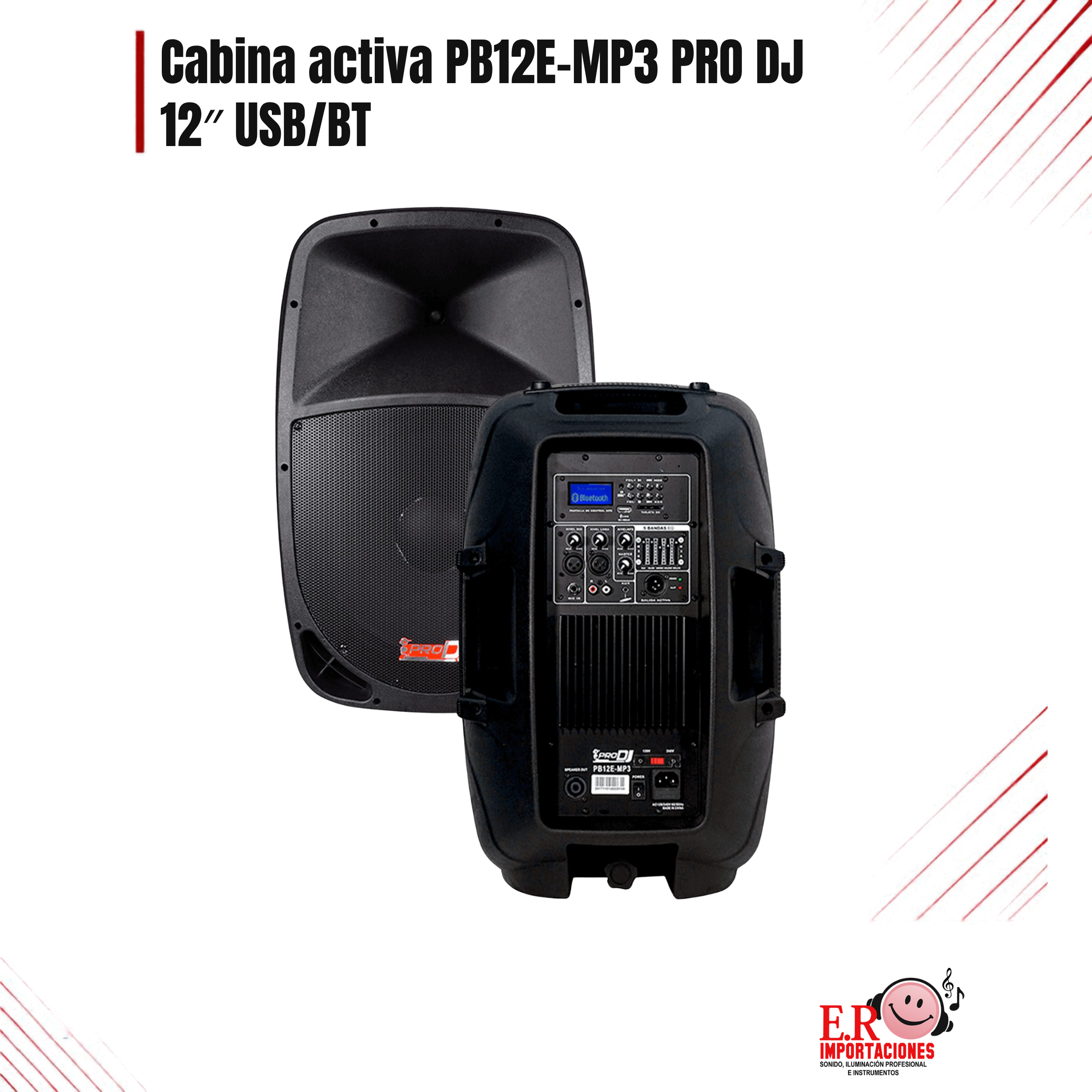 CABINA ACTIVA PB12E-MP3 SYS: imagen 1