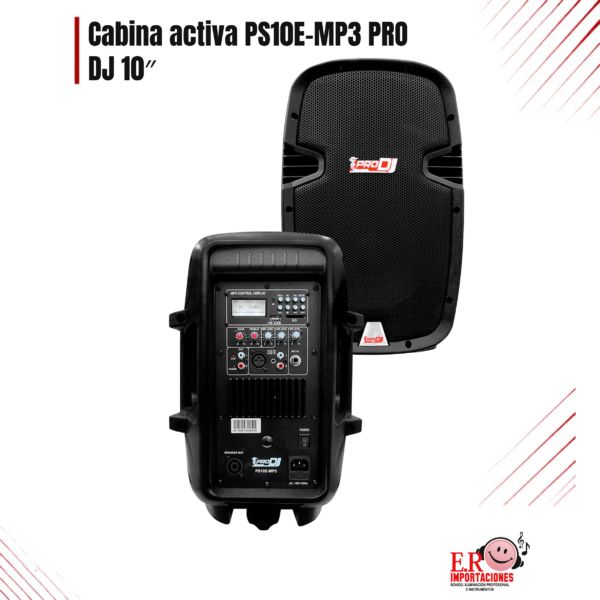 CABINA ACTIVA PS10E-MP3 PRO DJ
