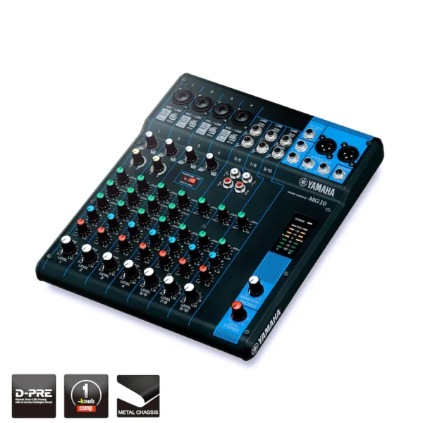 MEZCLADORA ANALOGA DE 10 CANALES MG10 YAMAHA