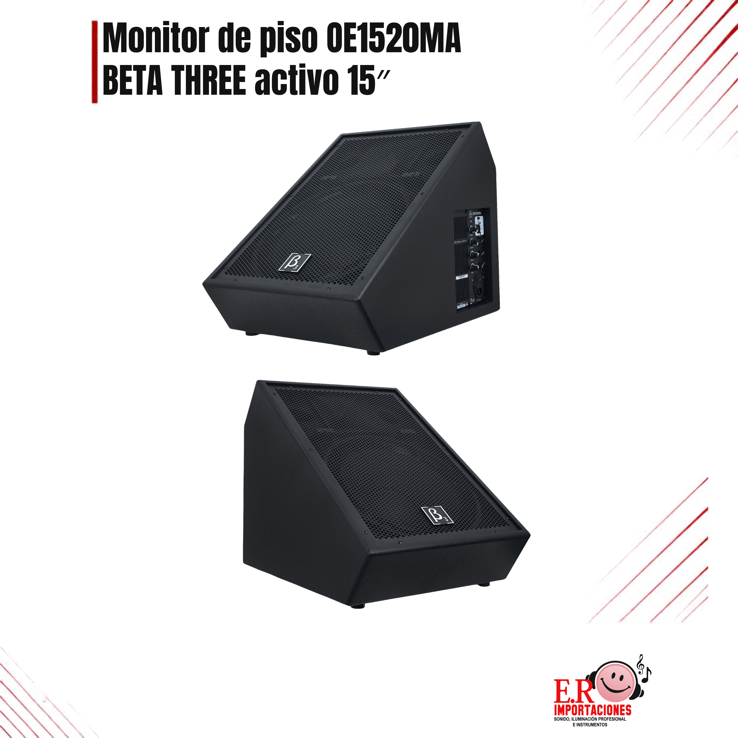 MONITOR DE PISO OE1520MA BETA THREE: imagen 1