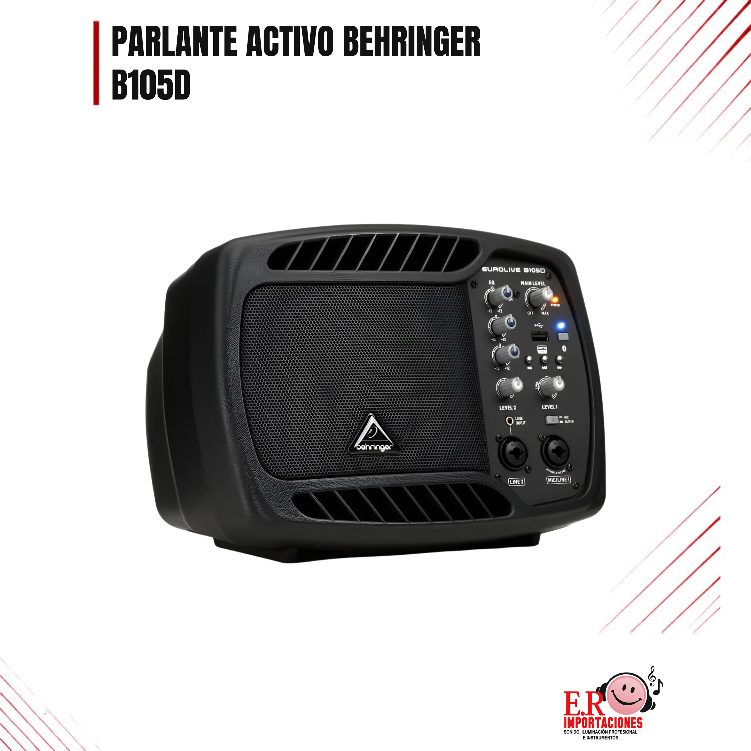 CABINA ACTIVA B105D BEHRINGER: imagen 1