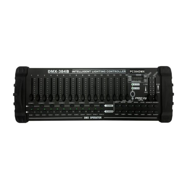 CONTROLADOR DE LUCES PC384 DMX PRO DJ