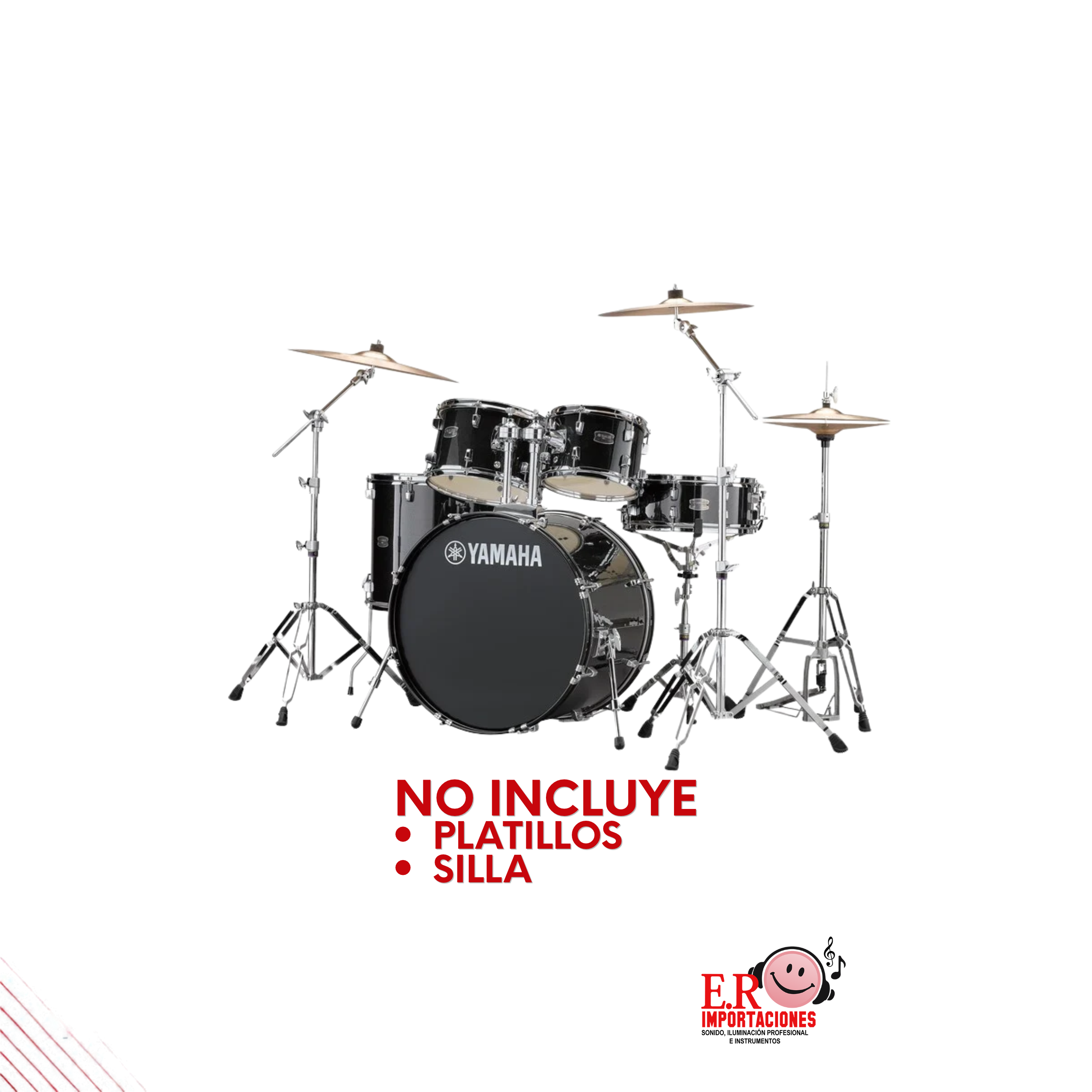 BATERIA ACUSTICA RDP2F5 YAMAHA NEGRA: imagen 1