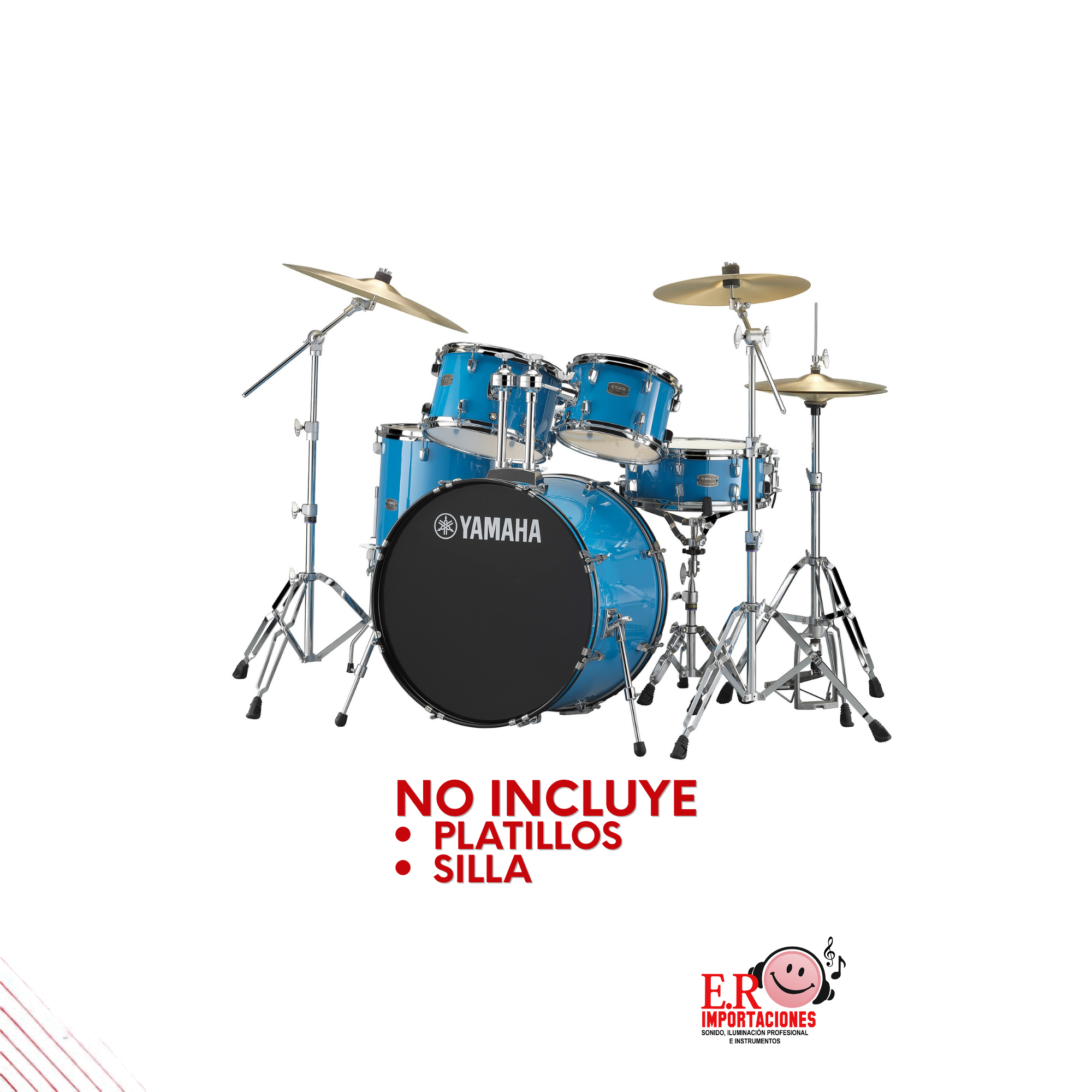 BATERIA ACUSTICA RDP2F5 YAMAHA SKY BLUE: imagen 1