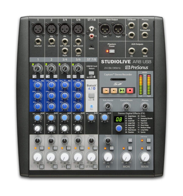 CONSOLA STUDIOLIVE AR8 USB PRESONUS