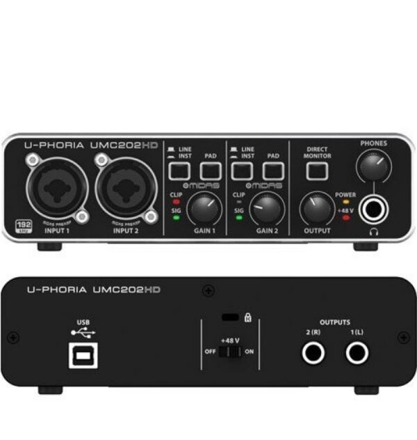 INTERFAZ DE AUDIO U-PHORIA UMC202HD: imagen 2